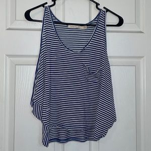 Liberty Love. Size S. Blue & white striped.